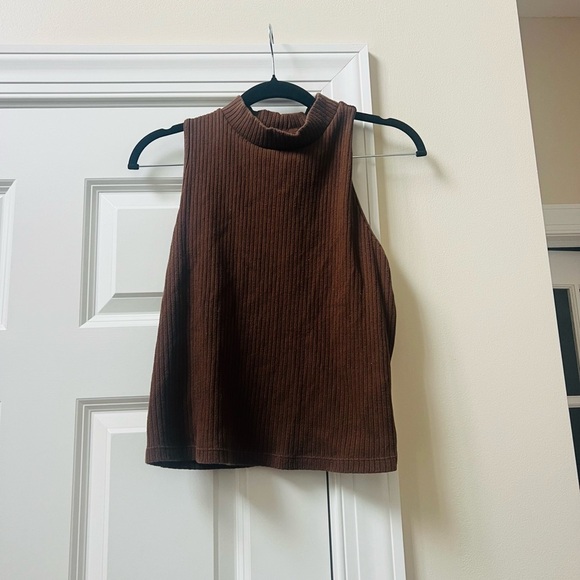 Old Navy Tops - Old Navy Tan Ribbed Knit Sweater